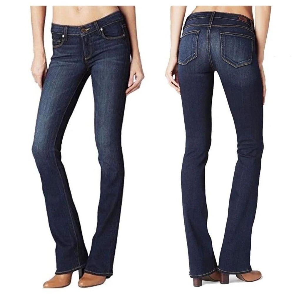 Paige Manhattan Slim Bootcut Jeans Leyland Size 28
